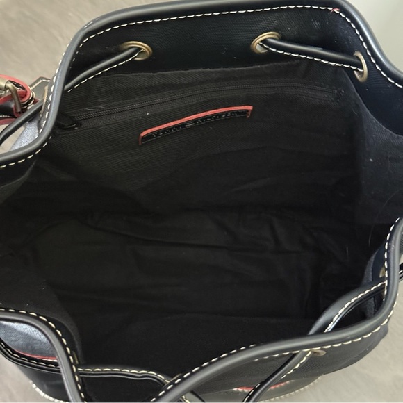 Tommy Hilfiger Black and Red Shoulder Bag - Picture 6 of 11